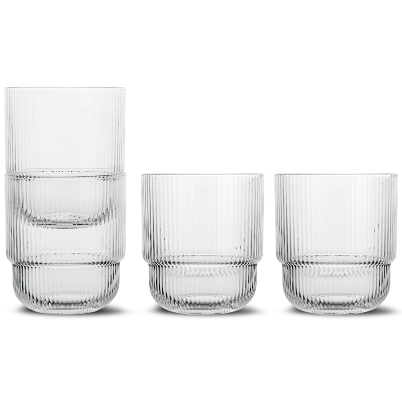 Blanka Wassergläser 4-er Set, Transparent