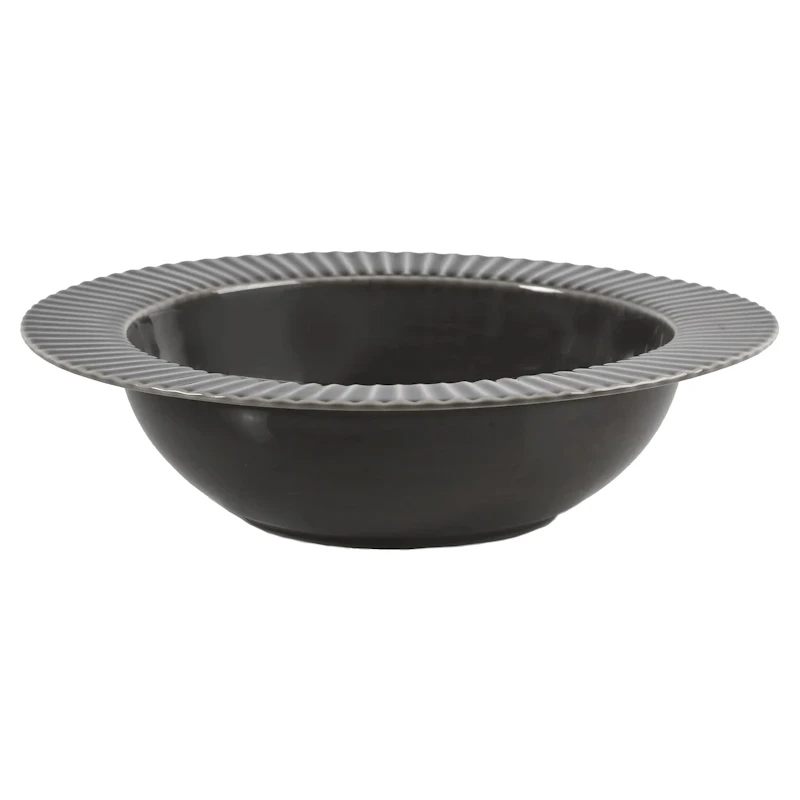 Coffee & More Tiefer Teller Ø22 cm, Grau
