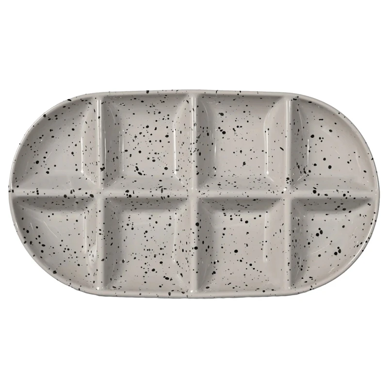 Ditte Servierschale 20x36 cm, Grau