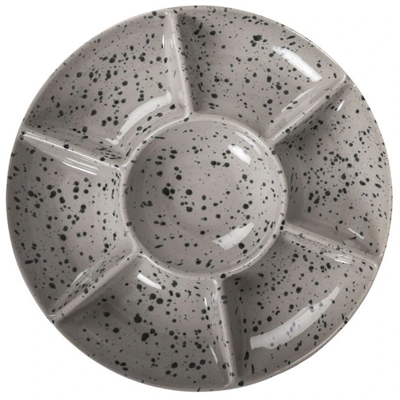 Ditte Servierteller mit Fächern, 26 cm