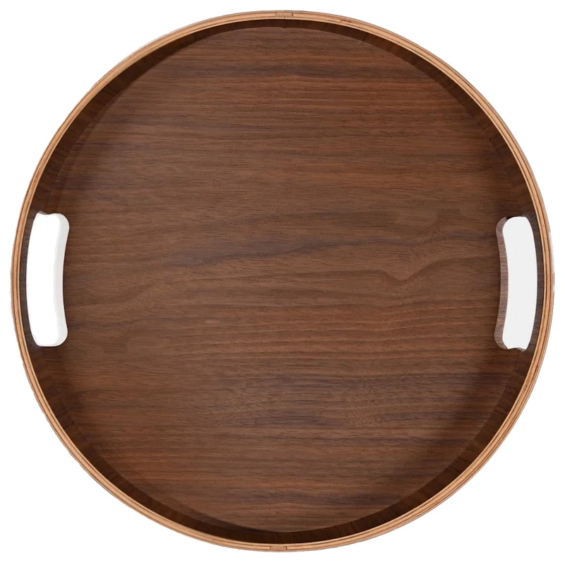 Hanna Servierplatte Ø35 cm, Dunkelbraun
