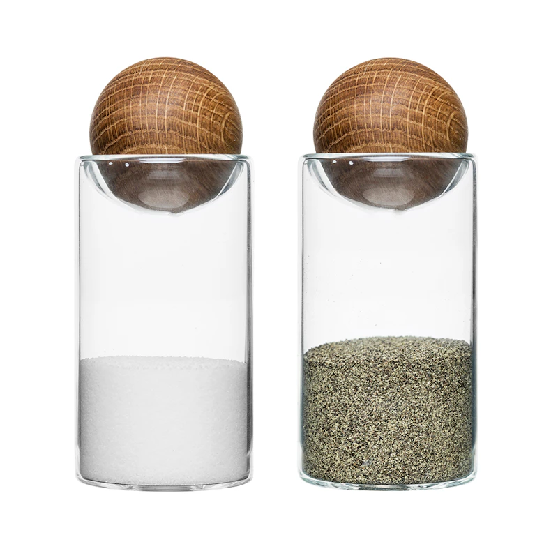 Oval Oak Pfeffer & Salzstreuer, 2-Pack von Sagaform