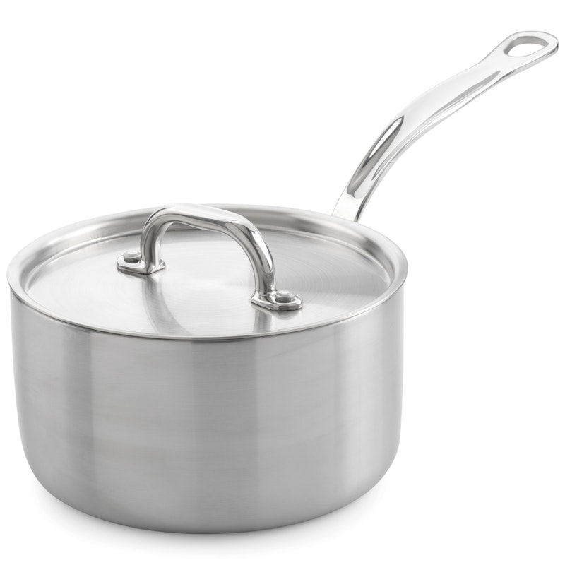 Kasserolle Mit Deckel Edelstahl, 1,5 L