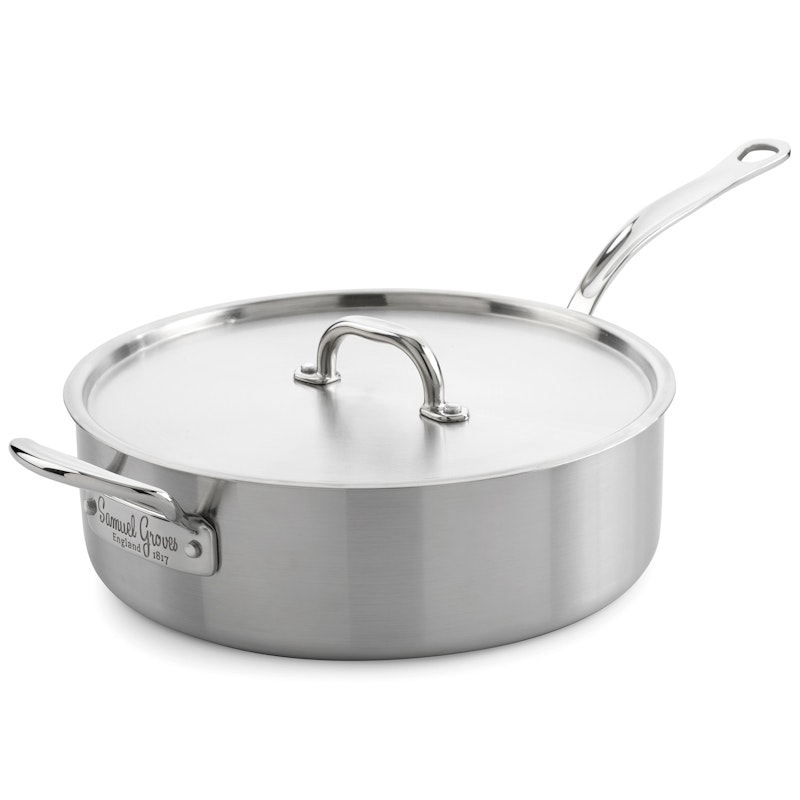 Sauteuse Mit Deckel Edelstahl, Ø26 cm