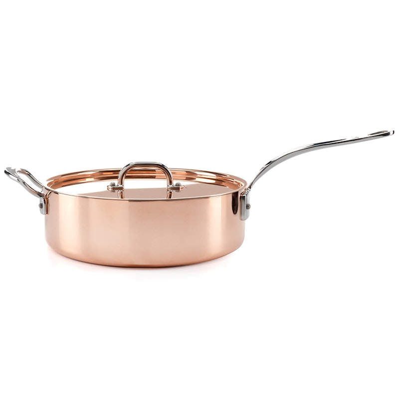 Sauteuse Mit Deckel Kupfer, Ø26 cm