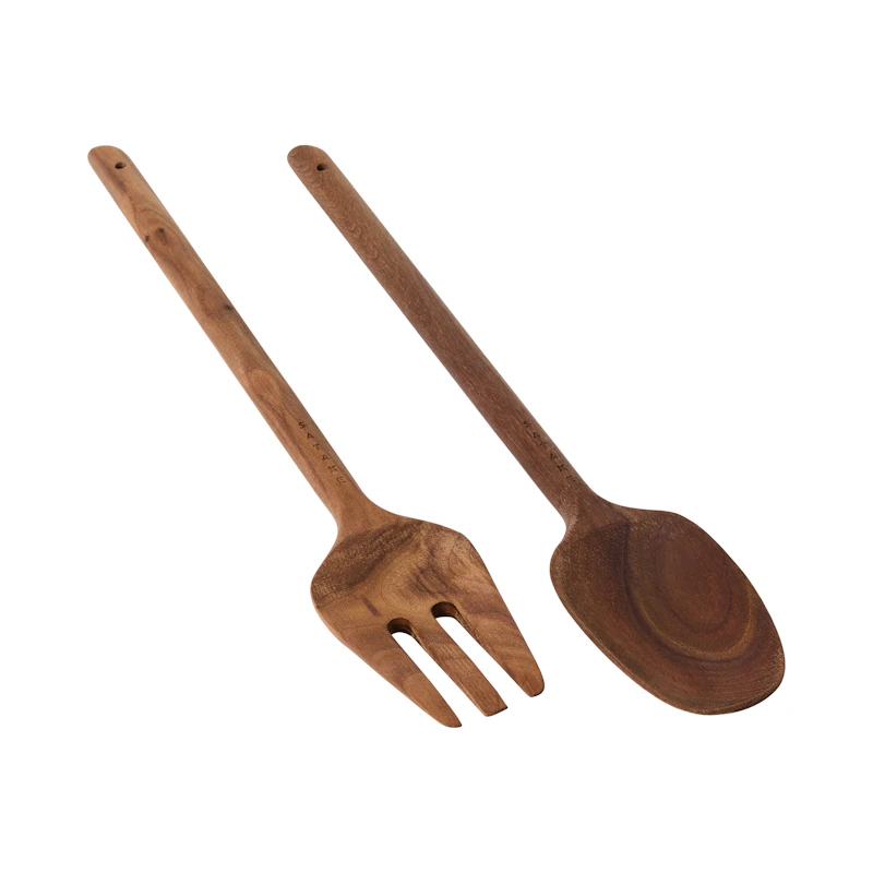 Küchenutensil 33,5 cm 2-er Set, Walnussfarben