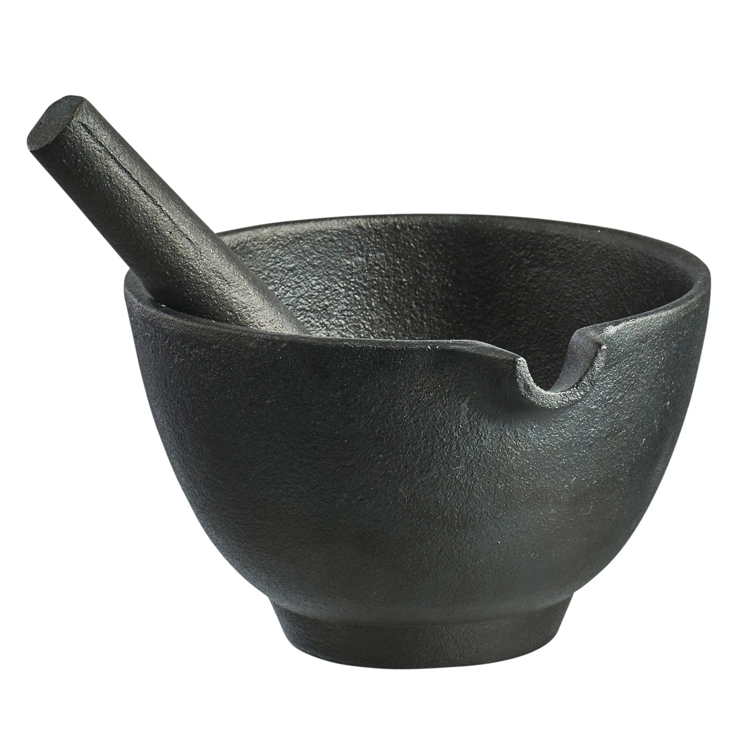 Service Ideas Molcajete Schüssel Mit Stößel – 1,4 L, Polypropylen, NSF-zertifiziert, Schwarz