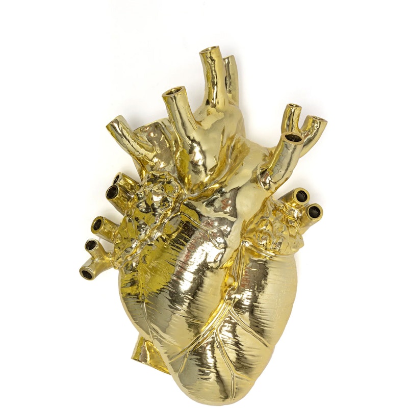 Love In Bloom Giant Vase, Gold