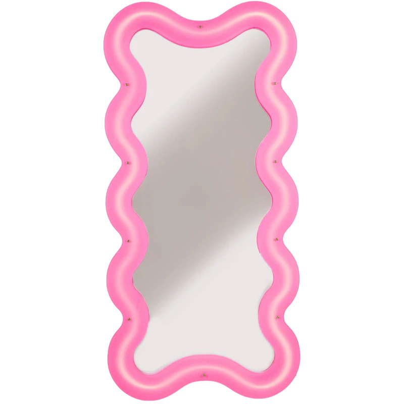Supercurve Tall Spiegel, Rosa