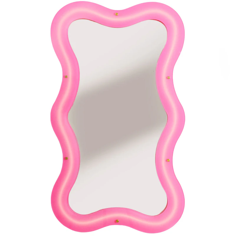 Supercurve Tiny Tall Spiegel, Rosa