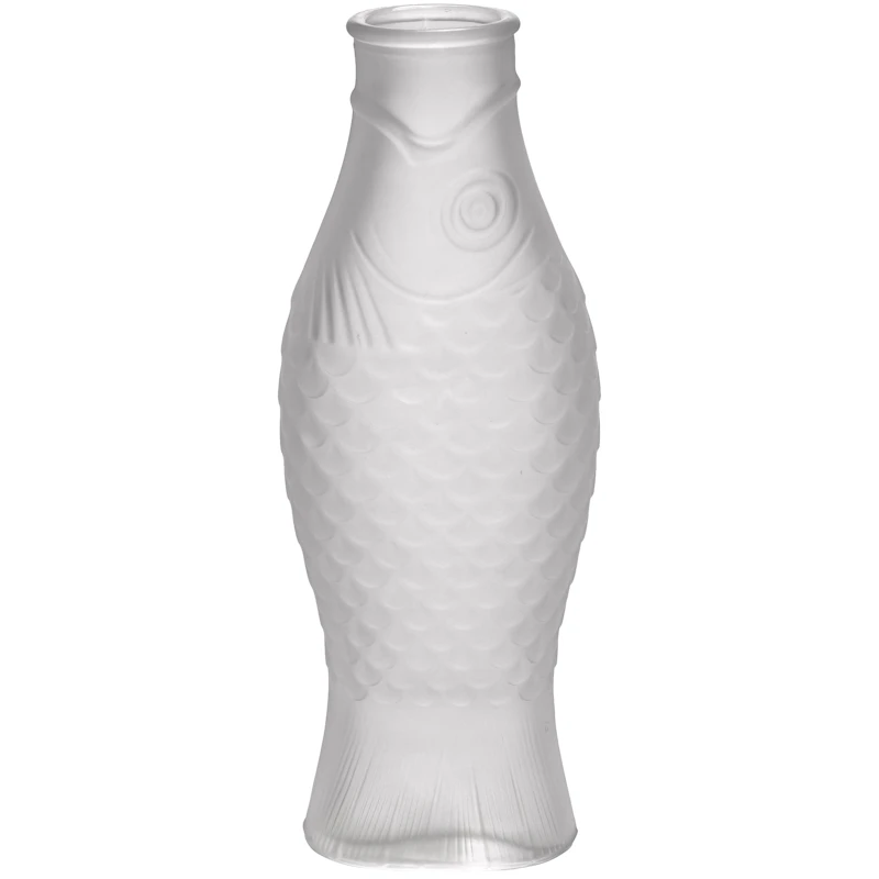 Fish & Fish Karaffe, Frost White