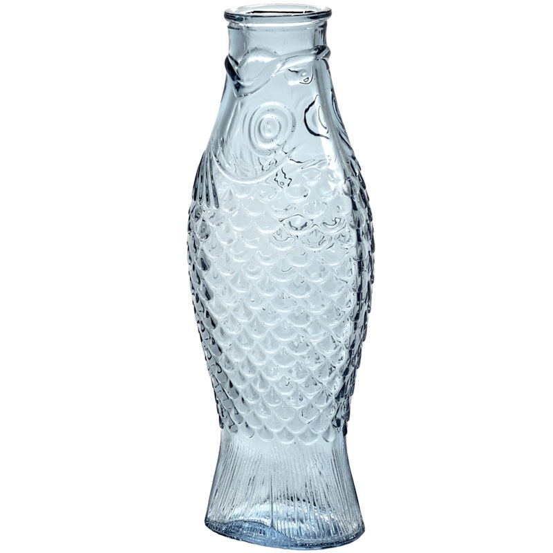 Fish & Fish Vase 1 L, Blau
