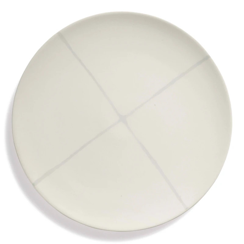 Zuma Plate Medium 28 cm, Salt