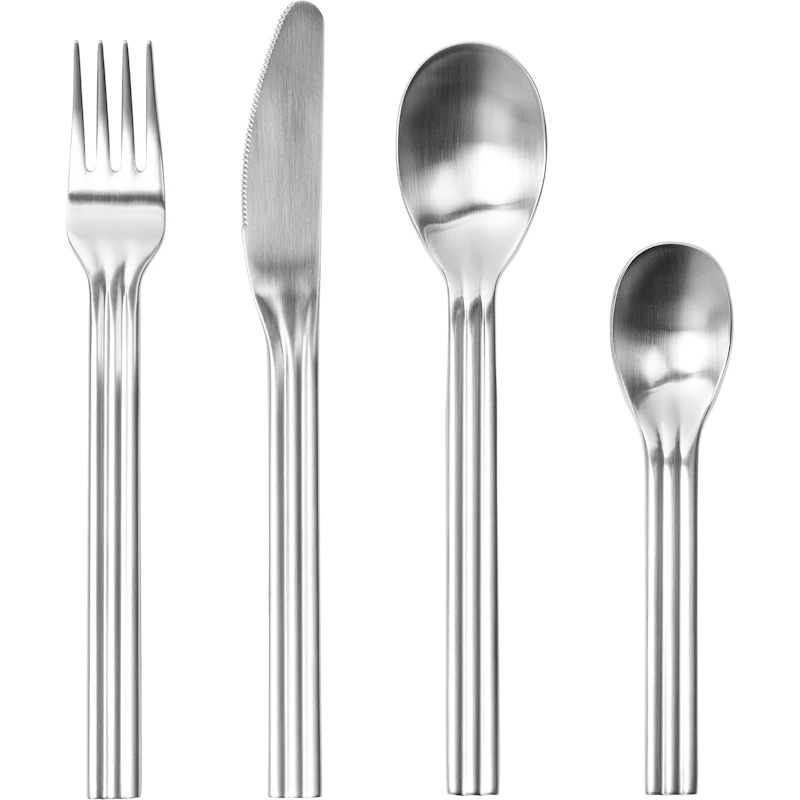 Canteen Besteck-Set 16 Teile, Gebürstetes Silber
