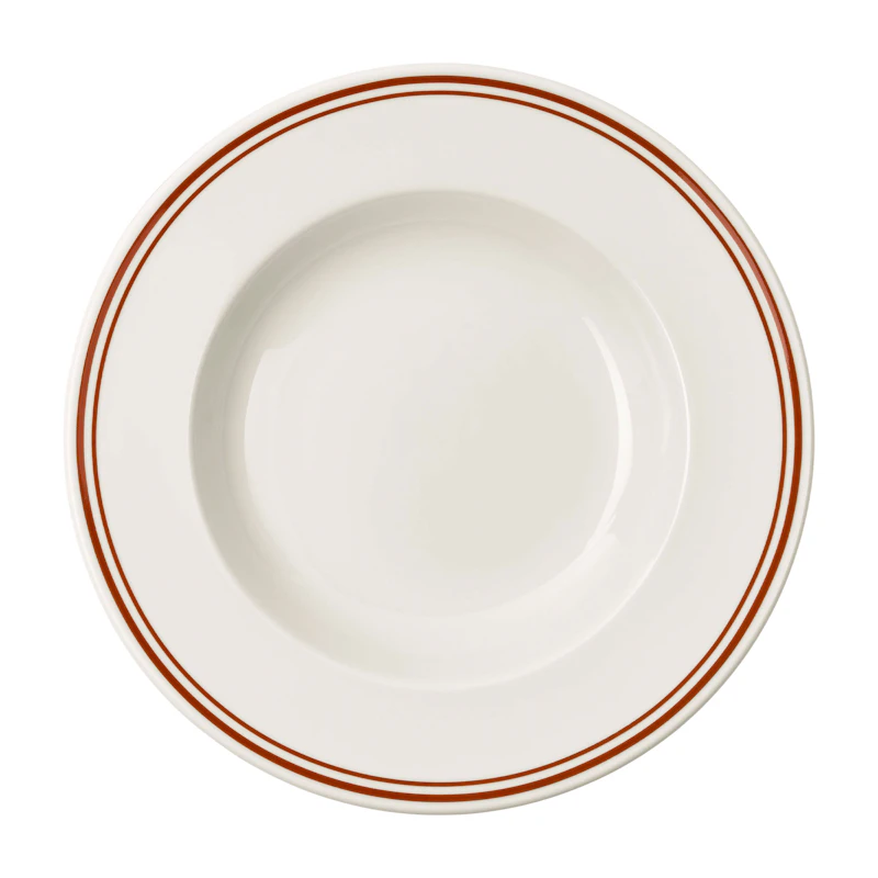 Diner Tiefer Teller 23 cm 2-er Set, Weiß