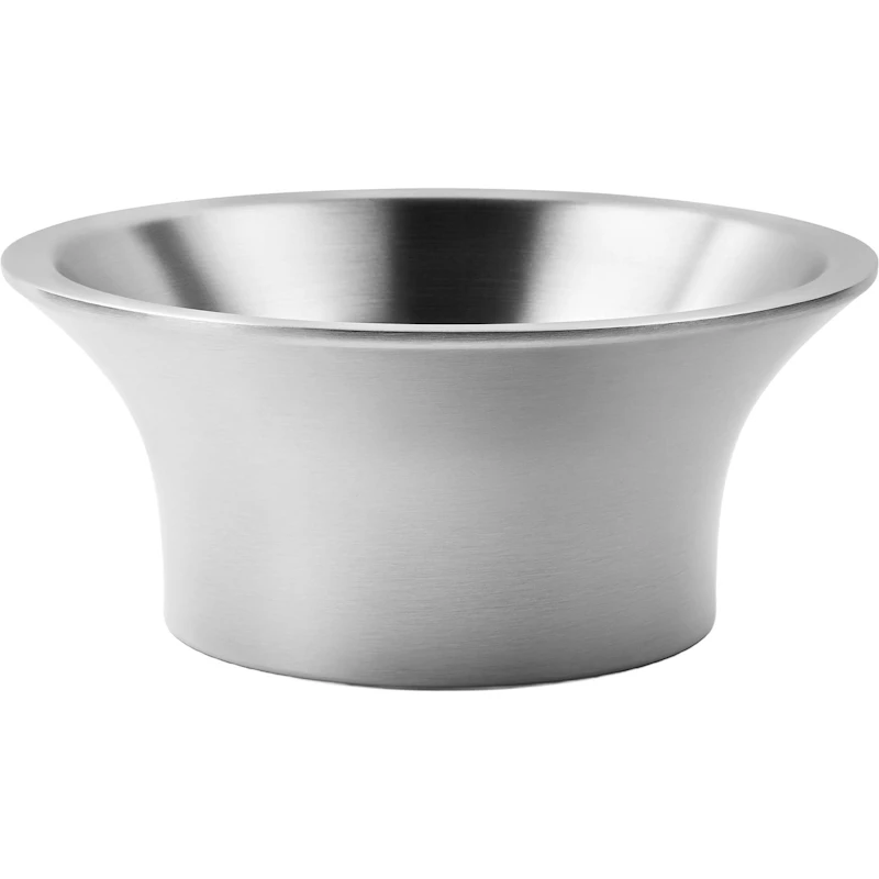 Ripple Schüssel 04, Gebürstetes Silber