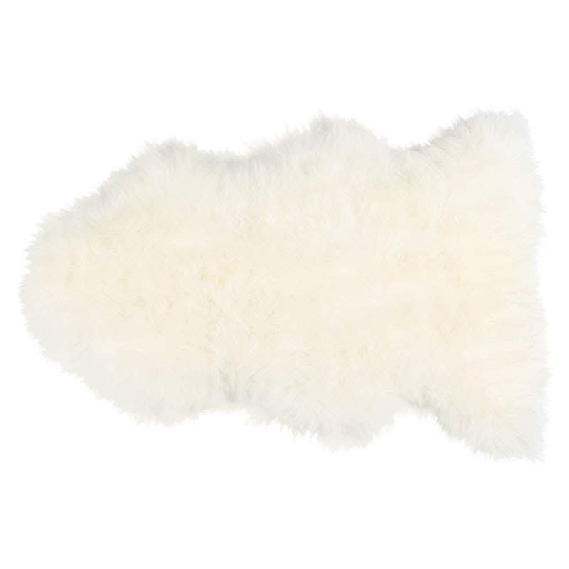 Linn Long-haired Sheepskin 100x60cm, White