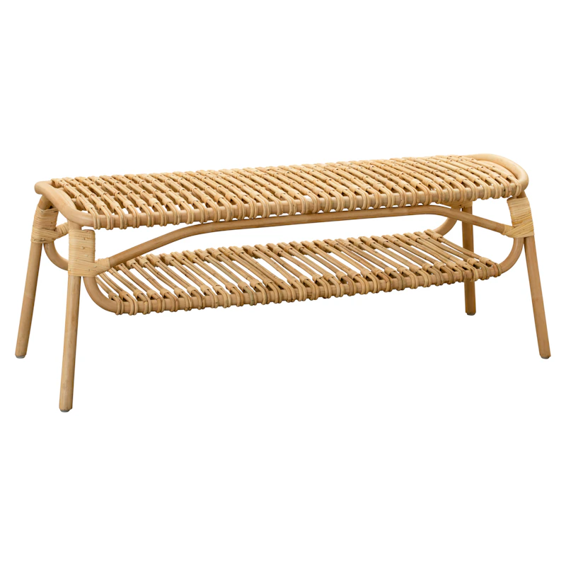 Machiya Bank Rattan 120 cm, Natur
