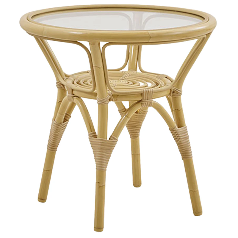 Tony Beistelltisch Outdoor Ø50 cm, Natur