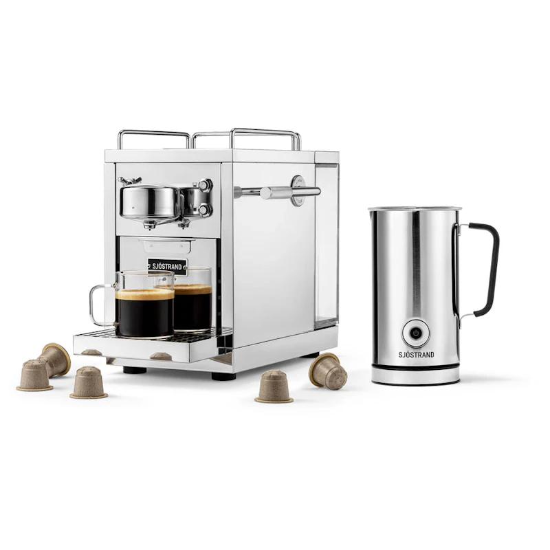 Original 2.0 Kapselmaschine & Milchaufschäumer, Stahl