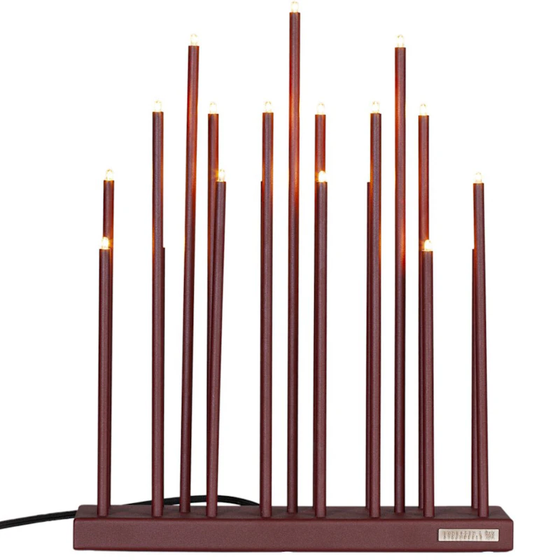 Elflugan Original Adventskerzenhalter, Oxidrot