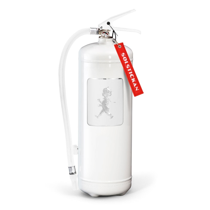 Solstickan Feuerlöscher, Weiß