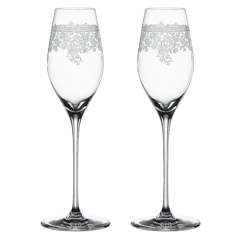 Arabesque Champagnerglas 2-er Set, 30 cl