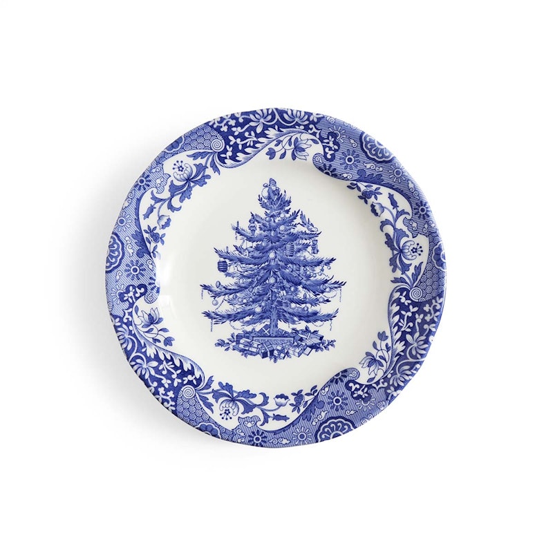 Blue Italian Christmas Beilagenteller 20 cm, Blau