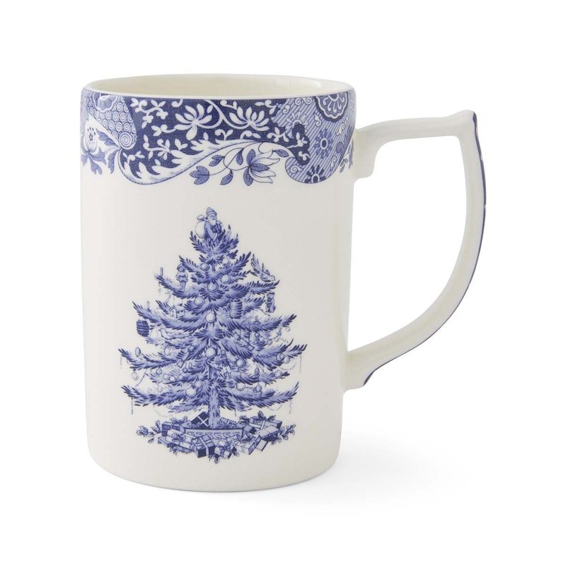 Blue Italian Christmas Tasse 35 cl, Blau