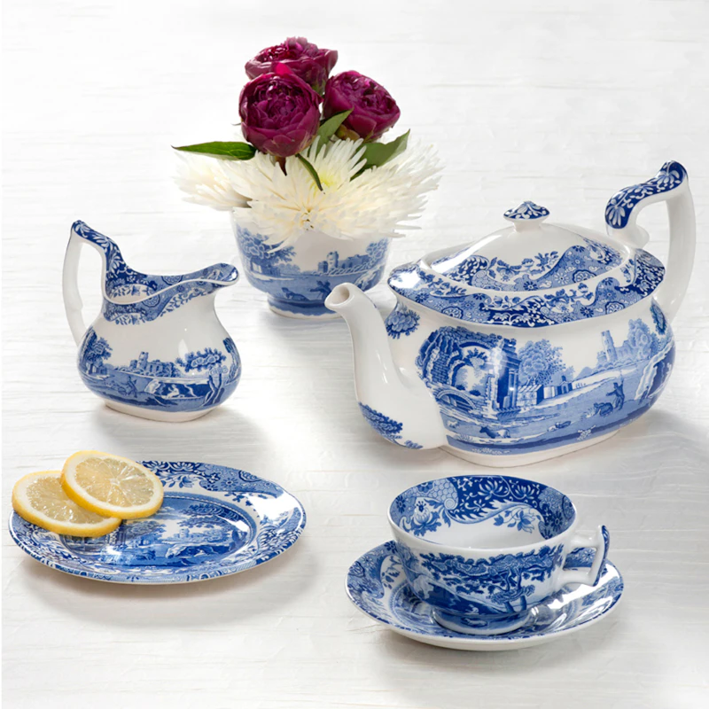 Blue Italian Teller 150 mm von Spode