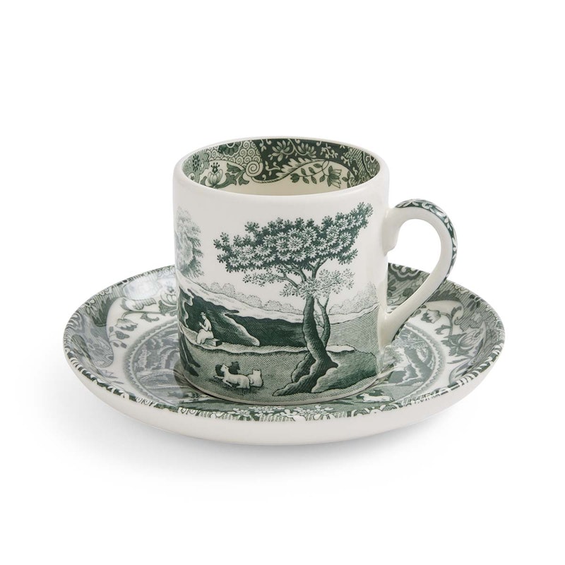 Heritage Green Italian Espressotasse 9 cl, Grün