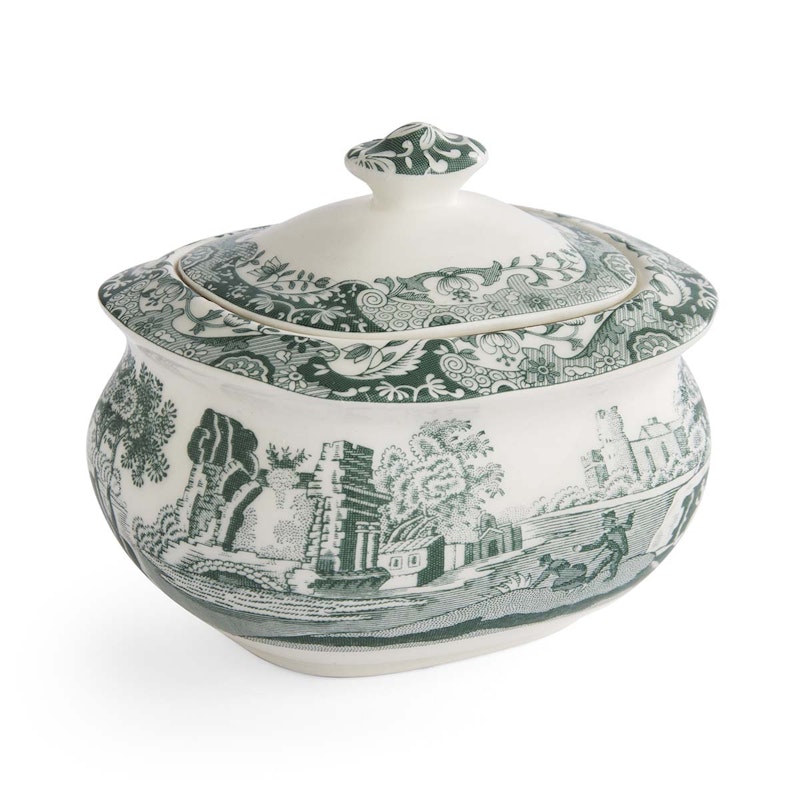 Heritage Green Italian Zuckerdose, Grün