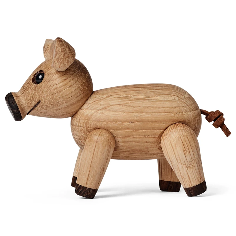Poppy Pig Holzfigur 6 cm