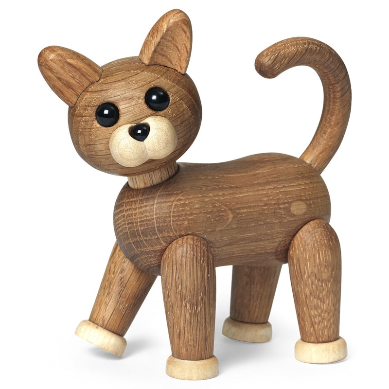 Sneaky Kitten Holzfigur 10 cm