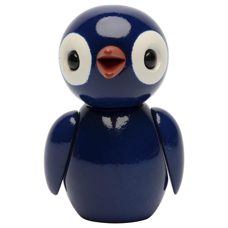 Grateful Spring Bird Holzfigur 6,5 cm, Blau