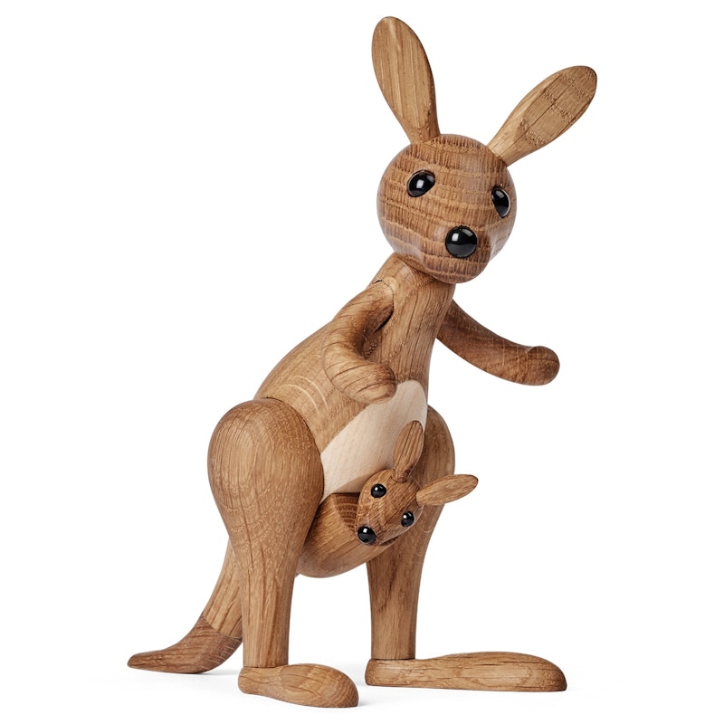 Sydney kangaroo Holzfigur 16,5 cm