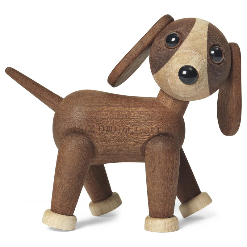 Twix Hund Holzfigur 11 cm