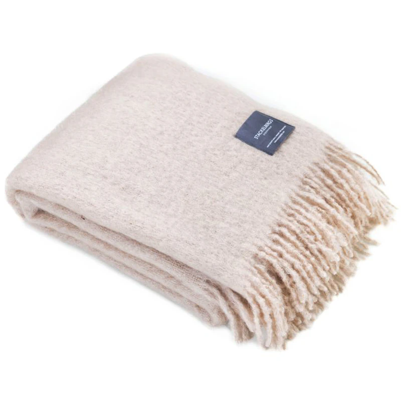 Mohair Plaid 130x170 cm, Sand