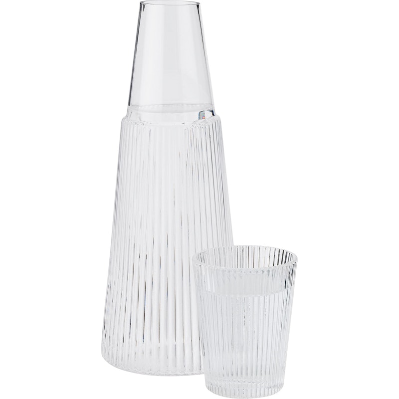 Pilastro Karaffe mit Trinkglas