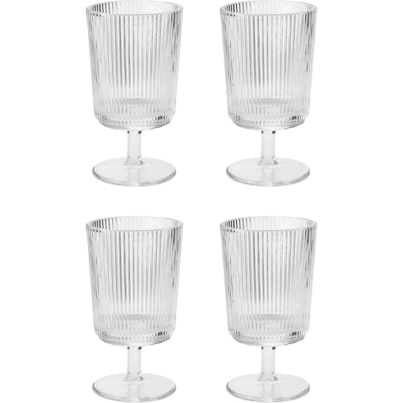Pilastro Weinglas 18 cl 4-er Set, Transparent