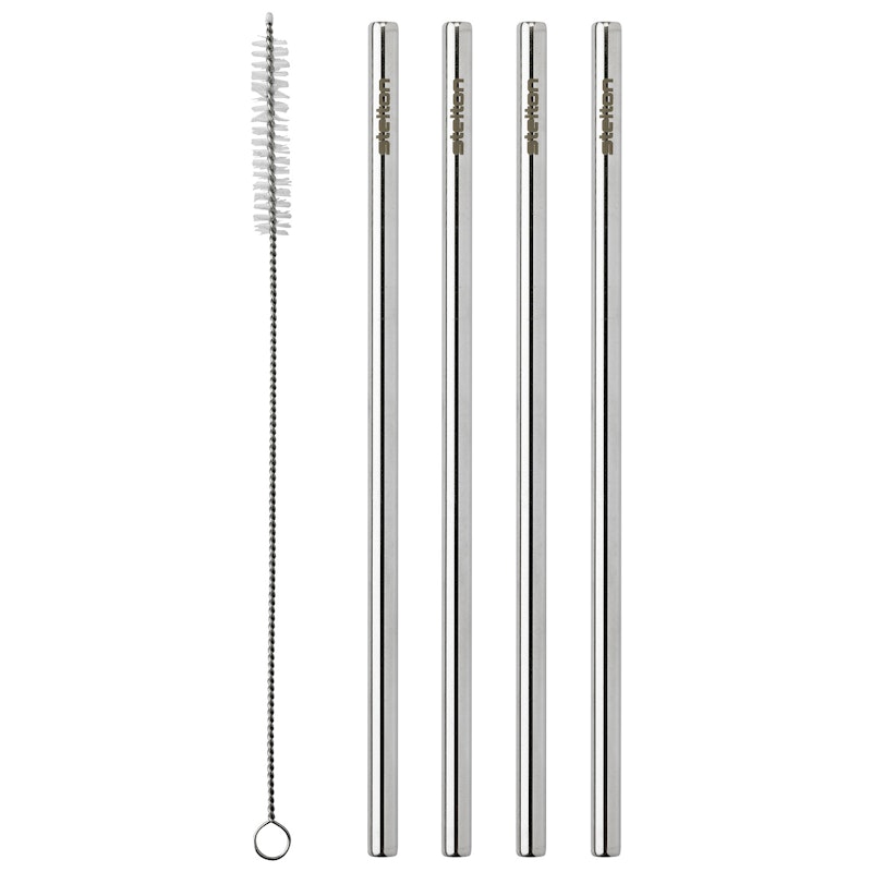 Strohhalme Edelstahl 4-er Set
