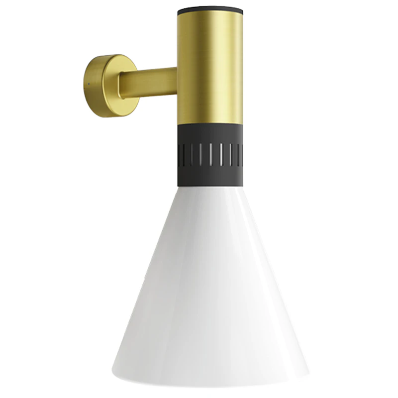 Cono Wandleuchte Ø25, Satin Gold