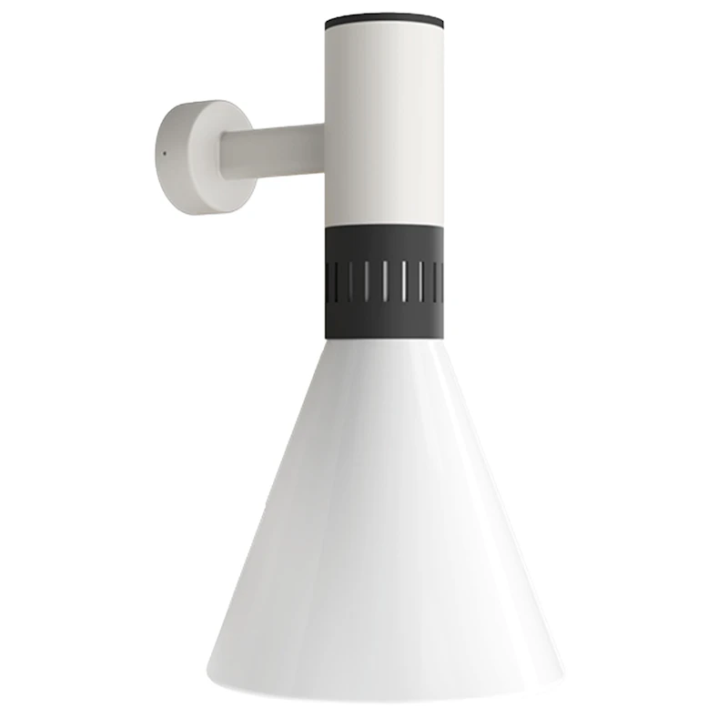 Cono Wandleuchte Ø25, Weiß