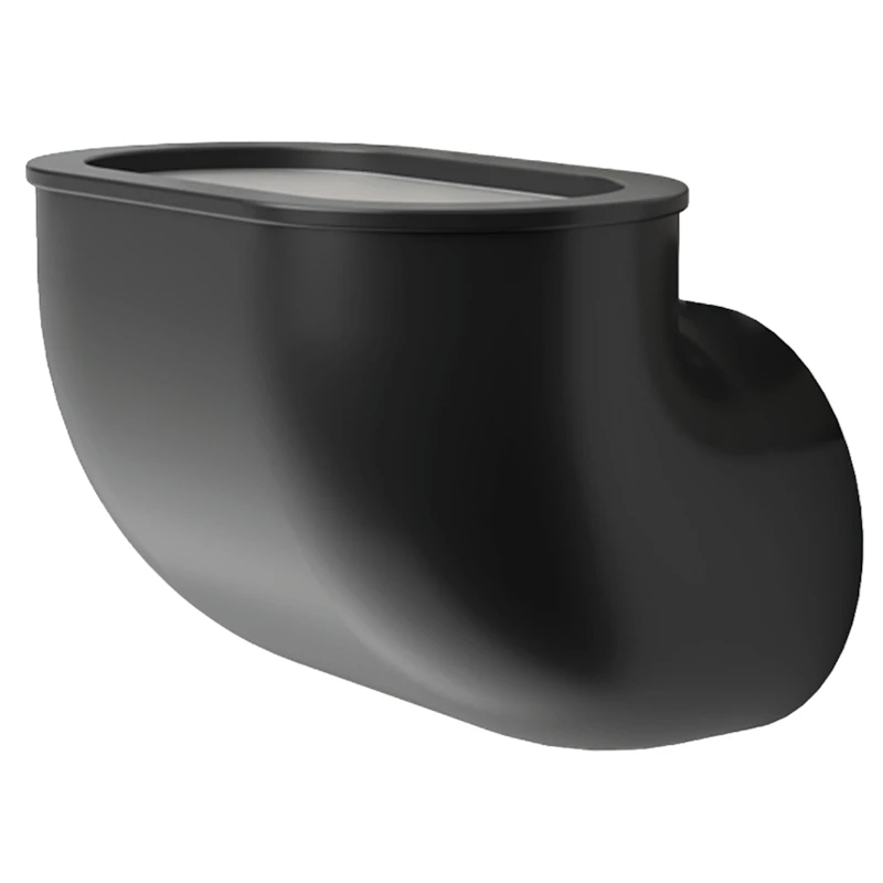 Gomito Wandleuchte, Schwarz
