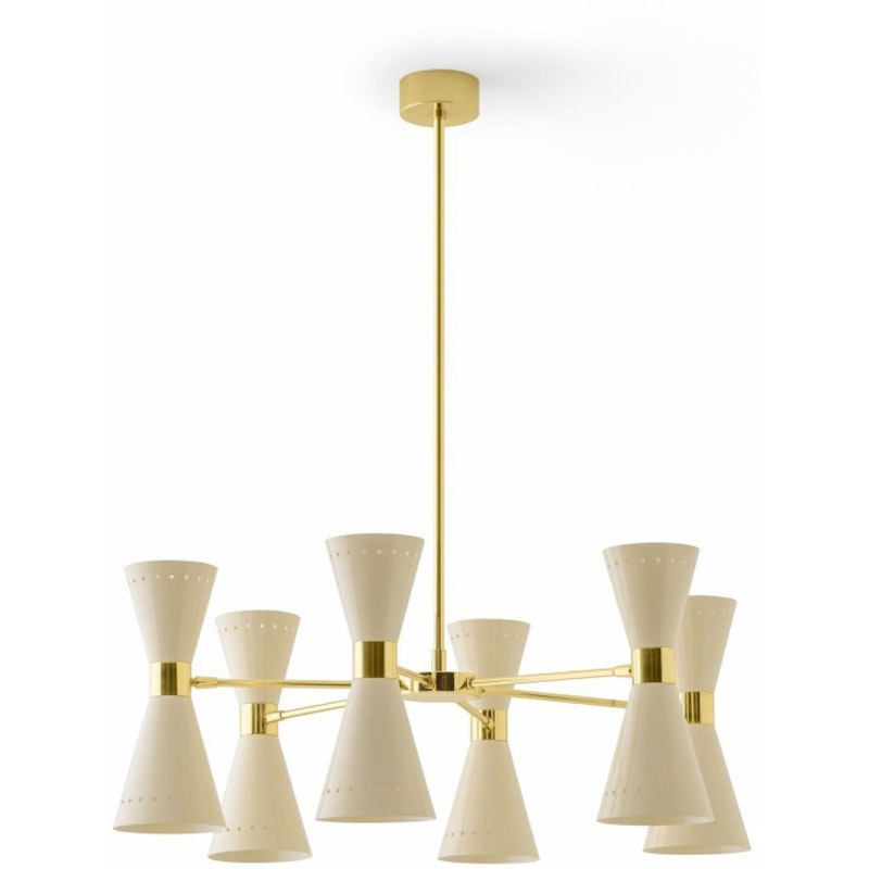 Megafono 6 Hängelampe, Ivory