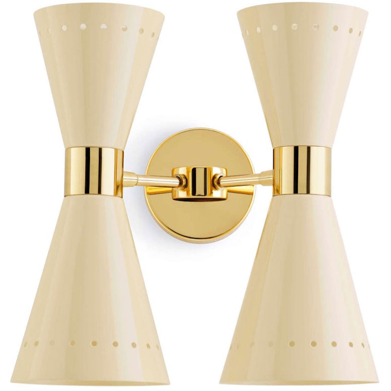 Megafono 4 Wandleuchte, Ivory