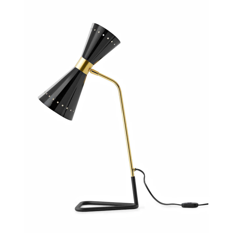 Megafono Tischlampe, Schwarz