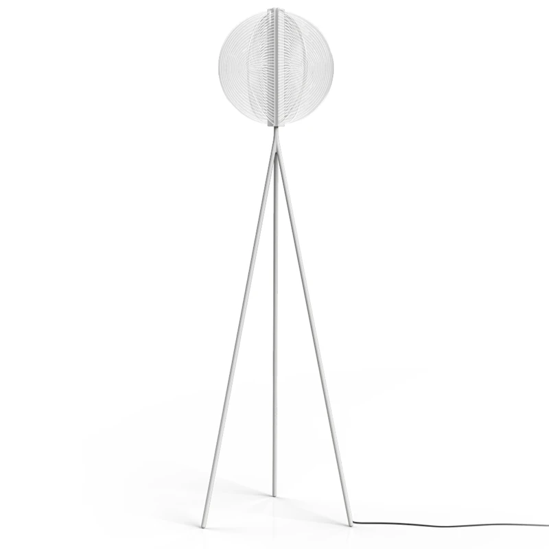 Papylia Stehlampe, Weiß