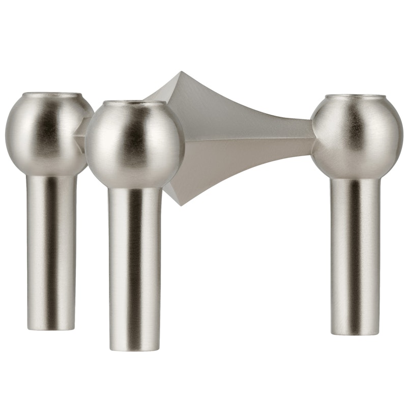 Nagel Kerzenhalter, Brushed Chrome