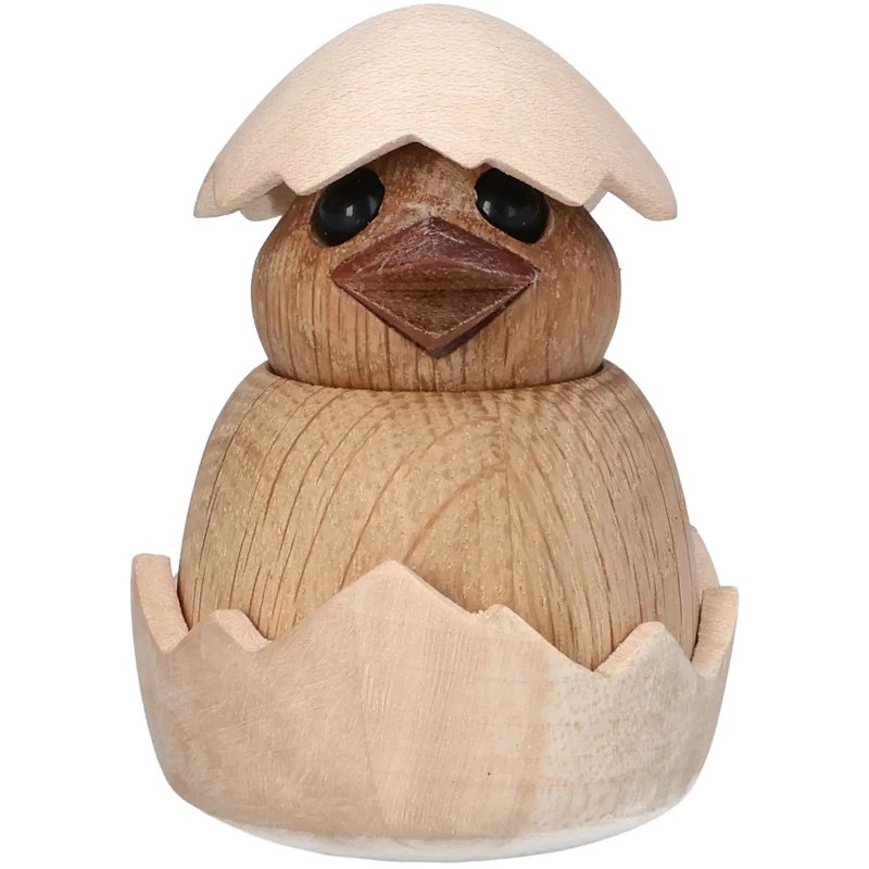 Chick Holzfigur Küken, 8 cm
